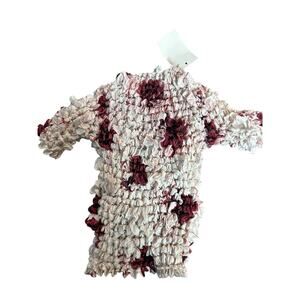 Vintage Y2K New popcorn top floral 90s one‎ size.